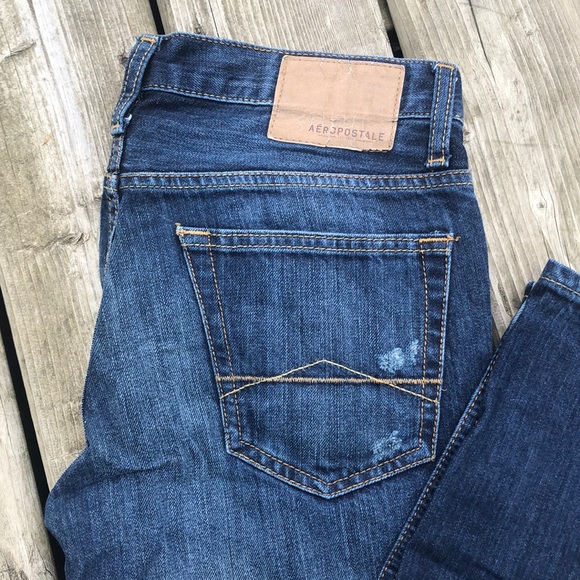 Aeropostale Distressed Rivington Skinny Jeans 30 - Picture 2 of 7